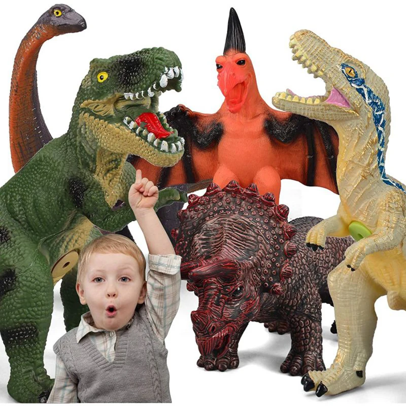 Игрушка динозавр фигурки животных индоминуса Рекс T Rex Велоцираптор Трицератопс