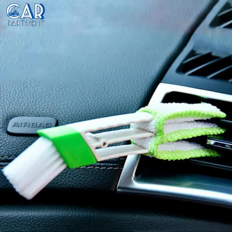 

Super Soft Air Conditioning Outlet Brush Multifunctional Double Headed Brush Dust Soft Brush Universal Deep Cleaning