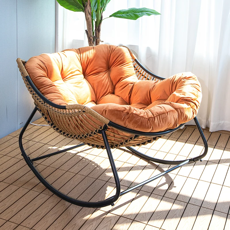 

Modern Back Support Chairs Kids Armrest Cute Minimalist Living Room Chairs Soft Rocking Lounge Silla Plegable Household Items