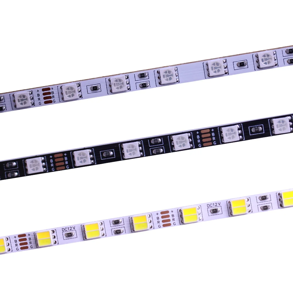 Гибкая светодиодная лента, 6 мм, FPCB SMD5050 RGB 5025 CCT, IP20, 5 м, 300 светодиодов, 5 В, 12 В, 24 В постоянного тока