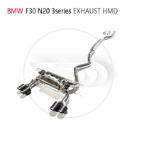 hmd stainless steel exhaust system performance catback for bmw 320i 328i f30 n20 auto modification electronic valve muffler