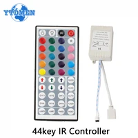 led controller mini 44key rgb control dc4pin 12v led dimmer ir remote controller for ws2811 5630 5050 12v lights strip rgb