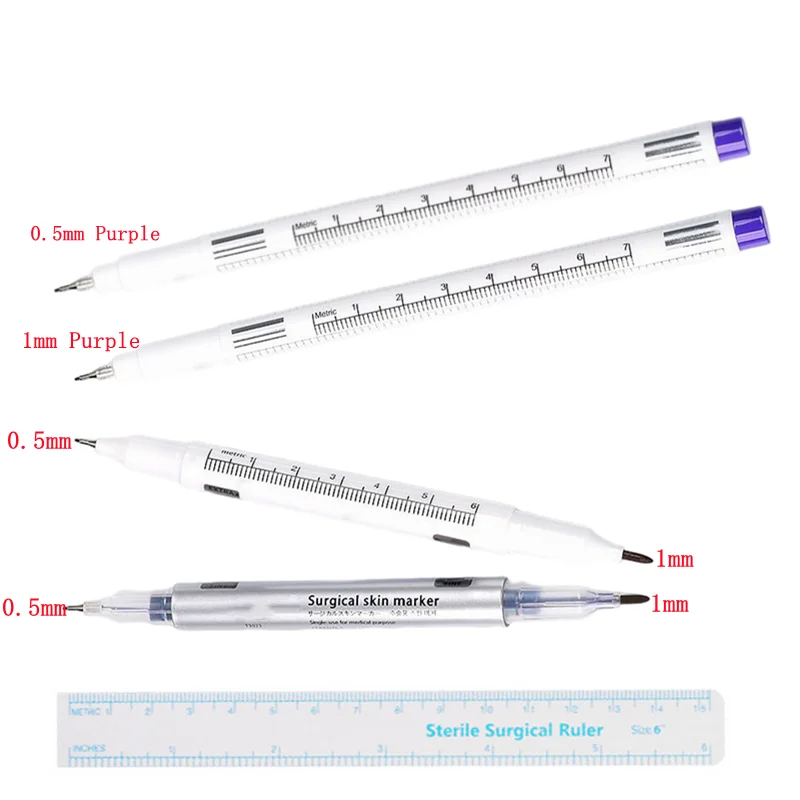 4 шт. хирургическая Ручка-маркер для татуажа бровей ручка-маркер перманентного