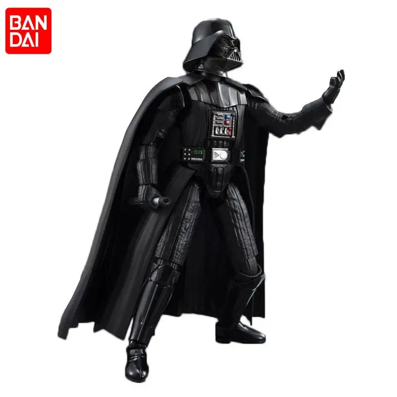 Original Bandai Starwars Darth Vader 1/12 17Cm Anime Star Wars Action Figure Collect Model Statue Ornaments Toys Kids Xmas Gift