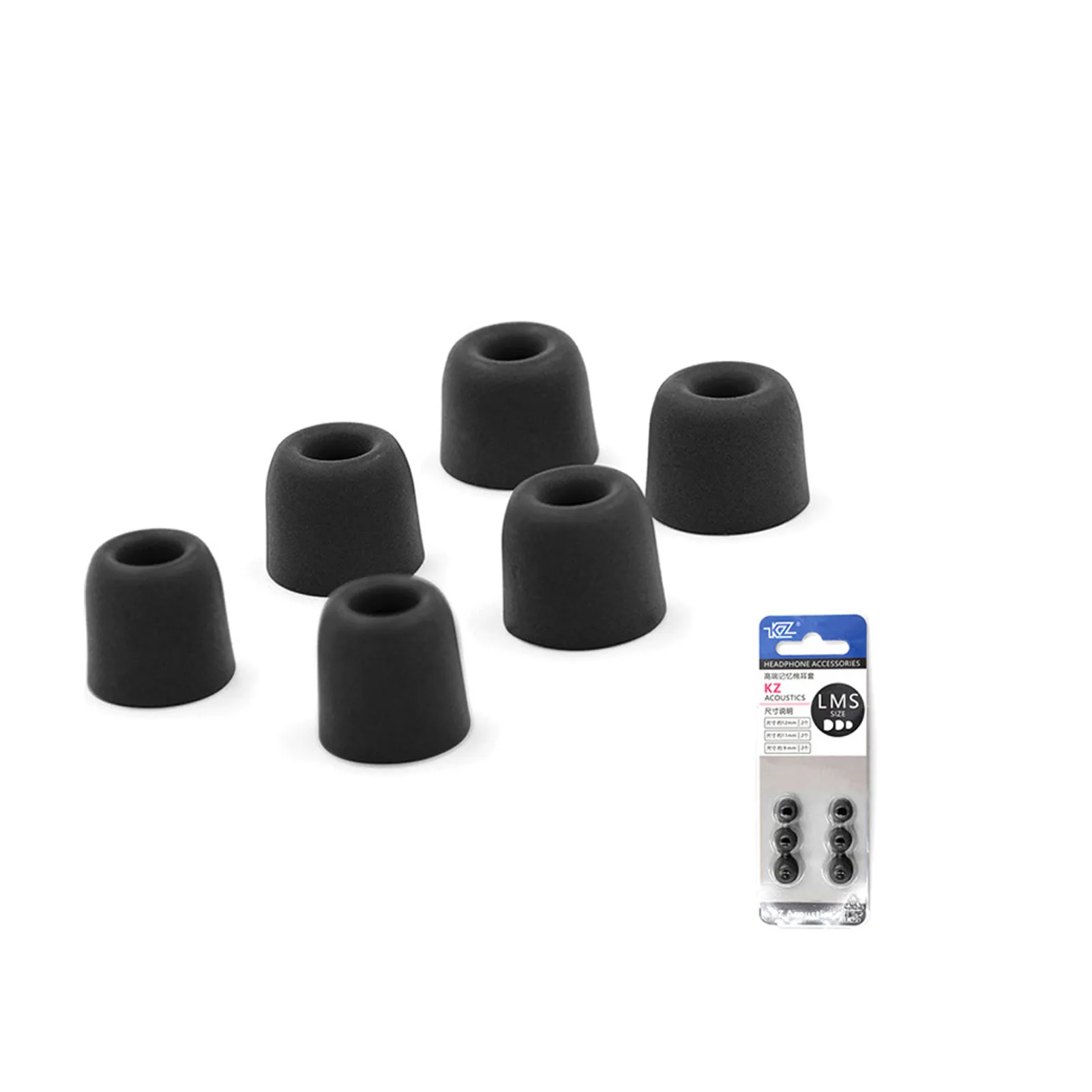 

3 пары, силиконовые насадки для наушников-вкладышей ZST/ZAX/ZS10
