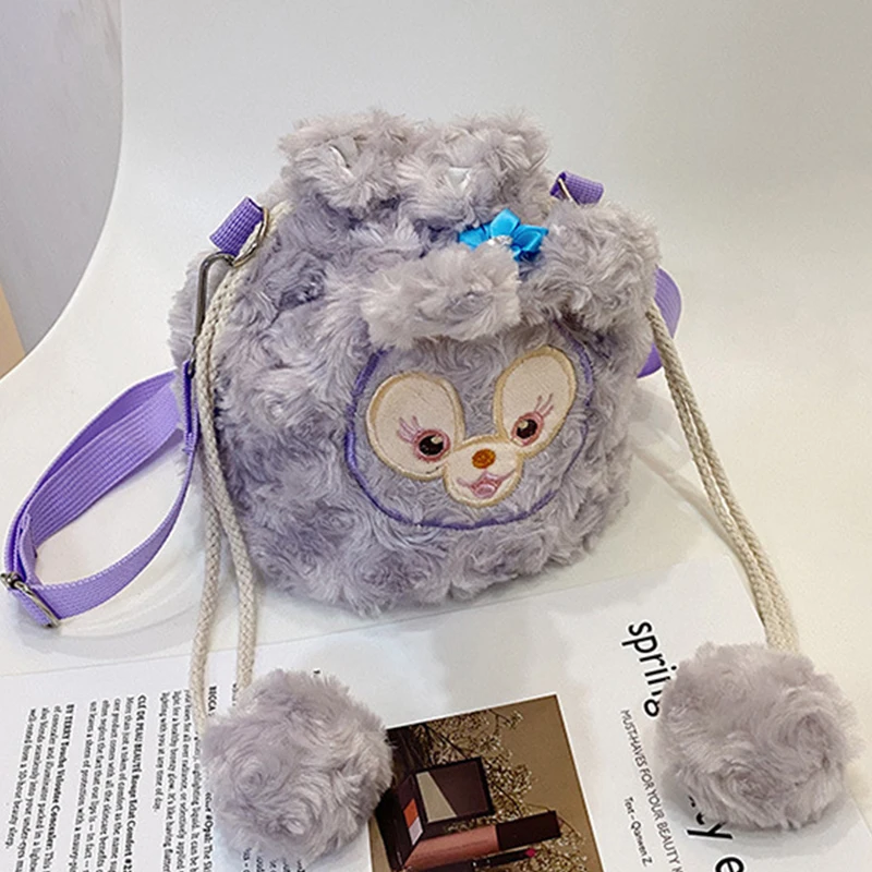 

20CM Disney StellaLou Cute Cartoon Kids Plush Backpack Toy Mini School Bag Children's Gifts Girl Baby Student Lovely Wallet