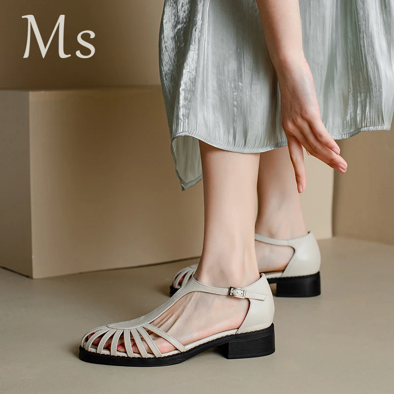 

Босоножки женские на высоком каблуке, элегантные модные сандалии-гладиаторы, натуральная кожа, римские, LX5, лето-осень