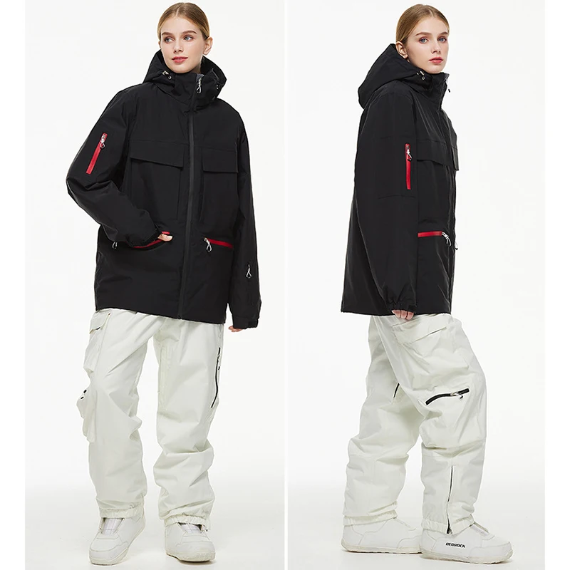 Лыжный костюм для мужчин и женщин зимний уличный спортивный лыжный теплый