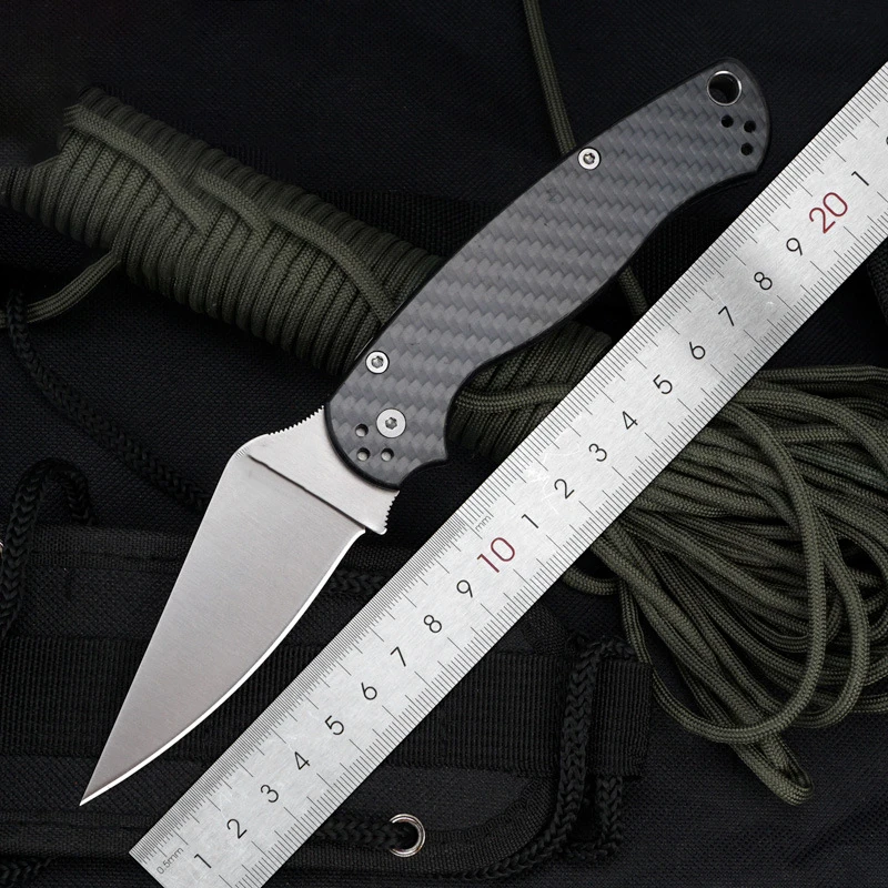 

New Carbon Fiber Handle Tactical Folding Knife Outdoor Multifunctional Camping Survival Pocket Military Knives EDC Tool