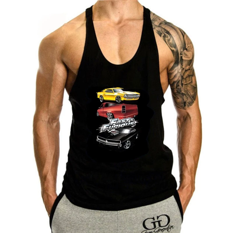 

Мужская майка без рукавов The Fast and the Furious Muscle Car Splatter, угольная, 5 шт.