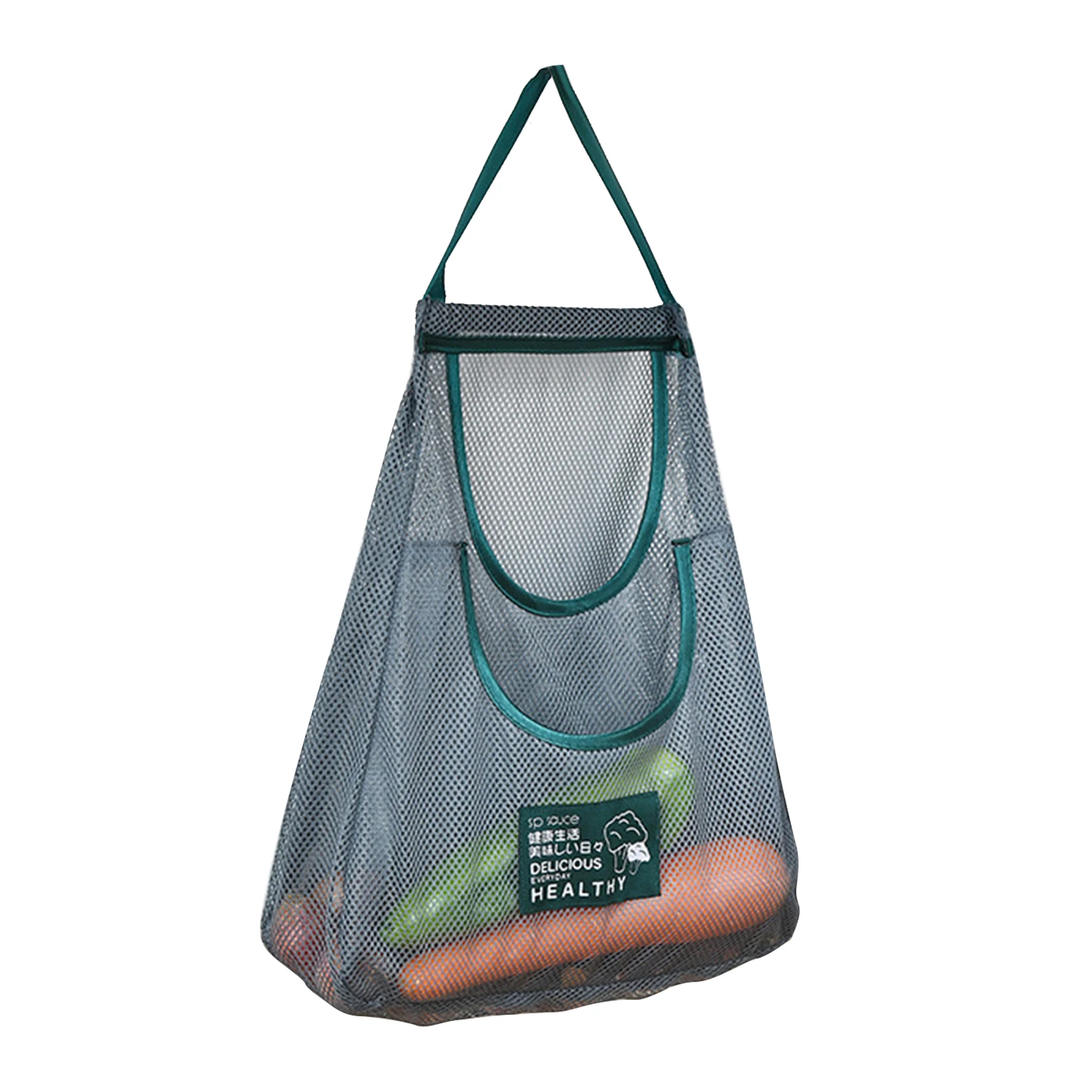 

Сетчатые мешки для хранения фруктов, многоразовые настенные мешки для продуктов, прочные сетчатые мешки для фруктов и овощей, устойчивые су...