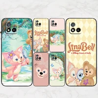 cute disney linabell phone case for oppo realme v11 x3 x50 q5i gt neo2 c21y c3 9 9i 8 8i 7i 6 5 pro 5g master black soft