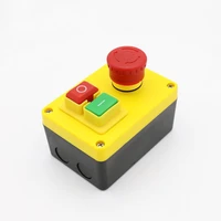 kjd17d 2 250v 16a electromagnetic push button switch emergency stop switches for electric tools and machine tool equipment