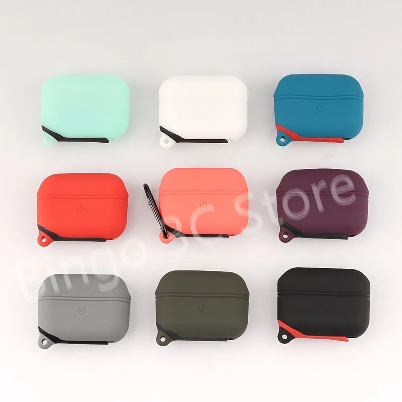 

Силиконовый чехол для Apple Airpods Pro, милый водонепроницаемый чехол Airpod 3, аксессуары Air Pods Pro с крючком для Arpods Pro, чехол