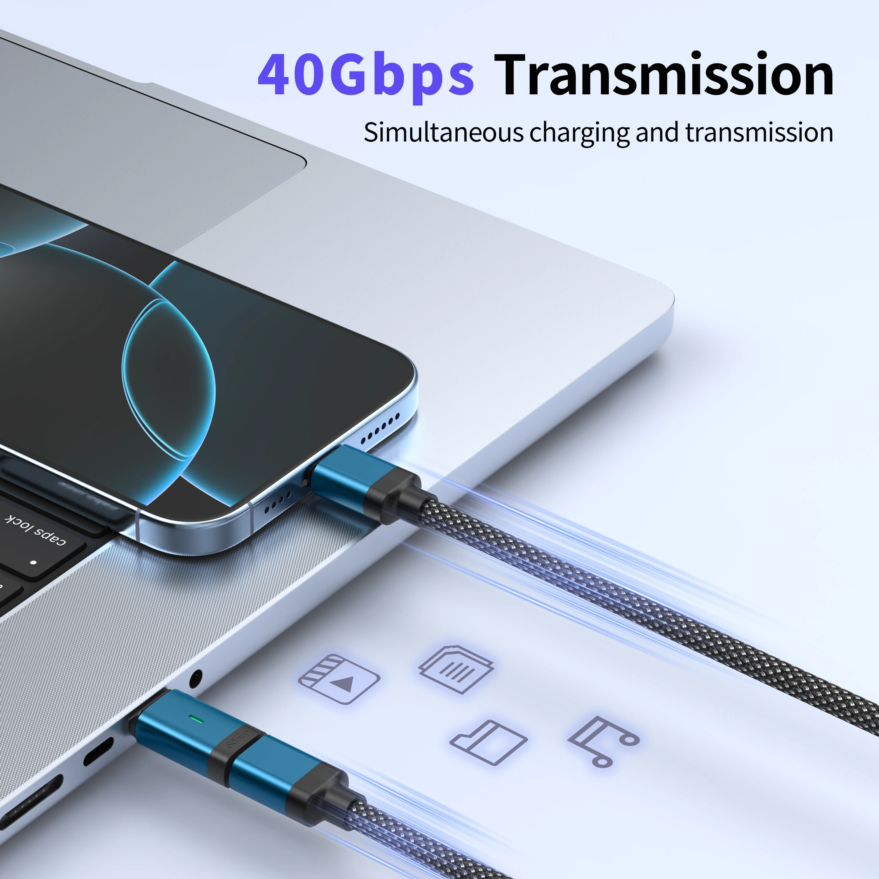 Фото Адаптер USB 3.1 240 Вт Тип C к USB C Адаптер для мобильного телефона «папа-мама» USB C Конвертер USB типа C для ПК Ноутбуки №3
