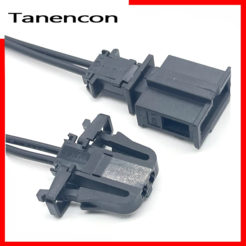 

Light Connector Trunk Horn Sensor Plug 2 Pin License Socket Door 3B0972712 1J0971972 For VW Audi Skoda With Wires