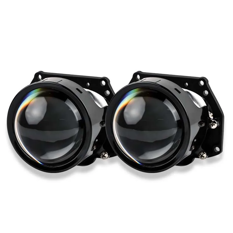 

110W Bi LED Projector Lens High-Low Beam Car Headlights Retrofit with Near and Far Light