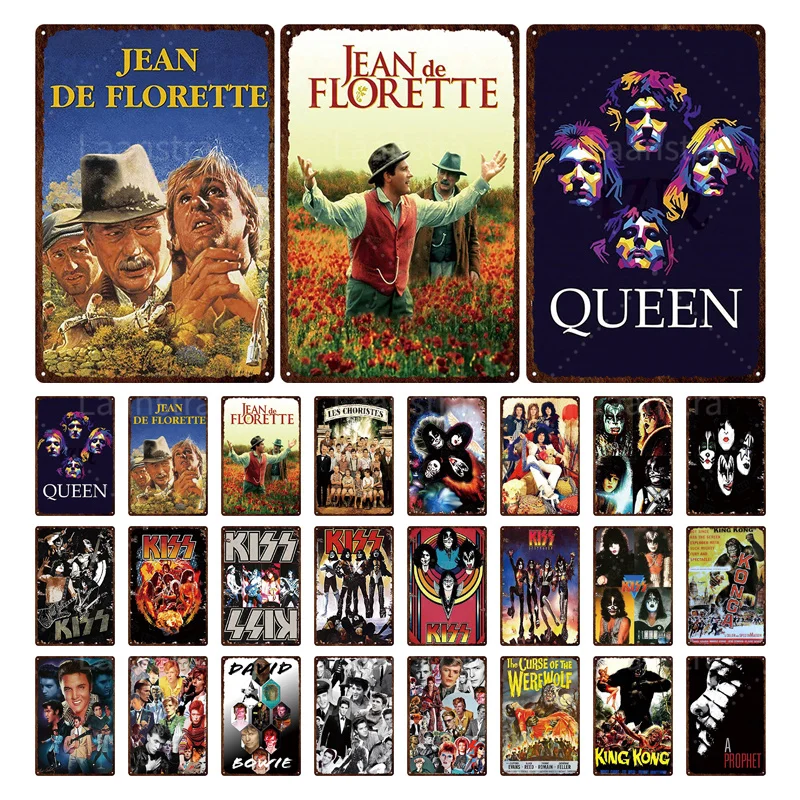 

Movie Jean De Florette Poster Metal Plaque Cinema Home Bar Wall Decoration Painting Tin Sign Vintage Wall Sticker For Decorating