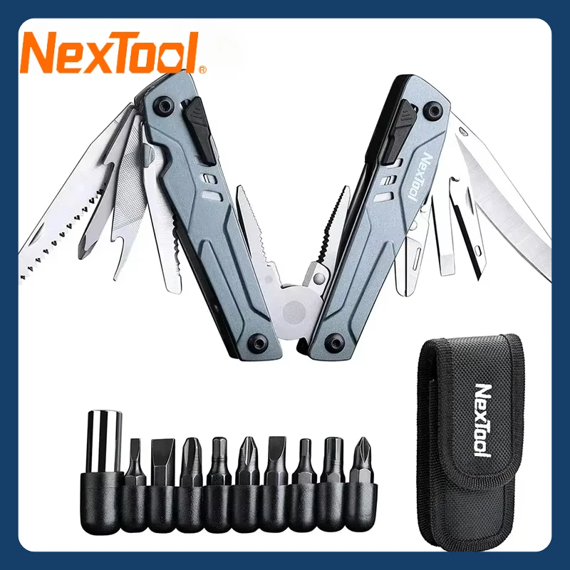 NexTool Sailor Pro Мультитул 14 в 1 складные плоскогубцы карманный нож ножницы отвертка