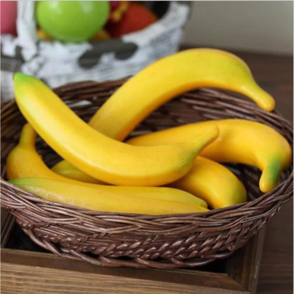 

Decorative Display Plastic Foam Artificial Bananas Simulation Fruit Props NEW