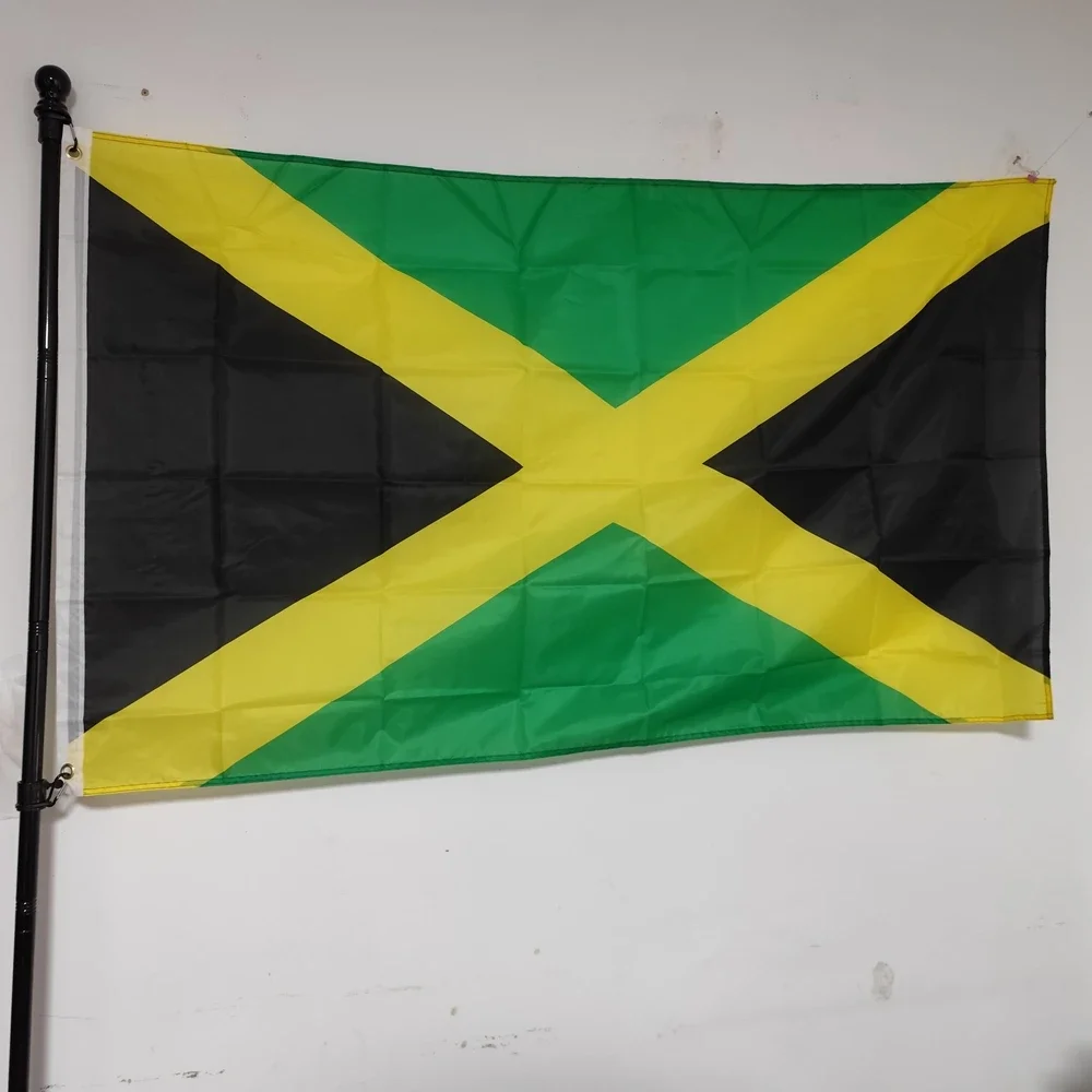 Национальный флаг Ямайки 90X150 см подвесной полиэстер украшение для дома и улицы