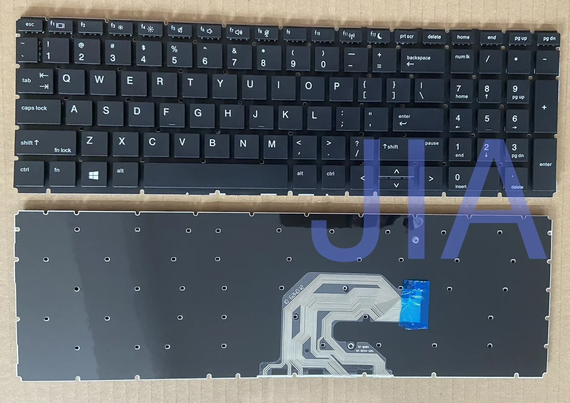 Клавиатура с подсветкой серого цвета для ноутбука HP ProBook 450 G6 455 G6 455R G6