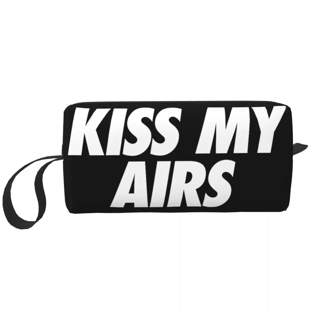 

Kiss My Airs Makeup Bag for Women Travel Cosmetic Organizer Fashion Storage Toiletry Bags Dopp Kit Case Box