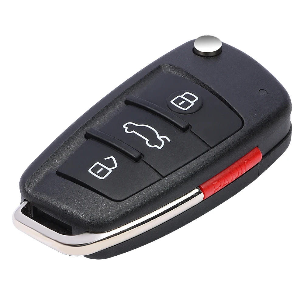 KEYECU Smart Flip Remote Автомобильный ключ с чипом MQB48 315 МГц для Audi A3 2013-2017 Fob BV 0837220 D BVD 837220 А