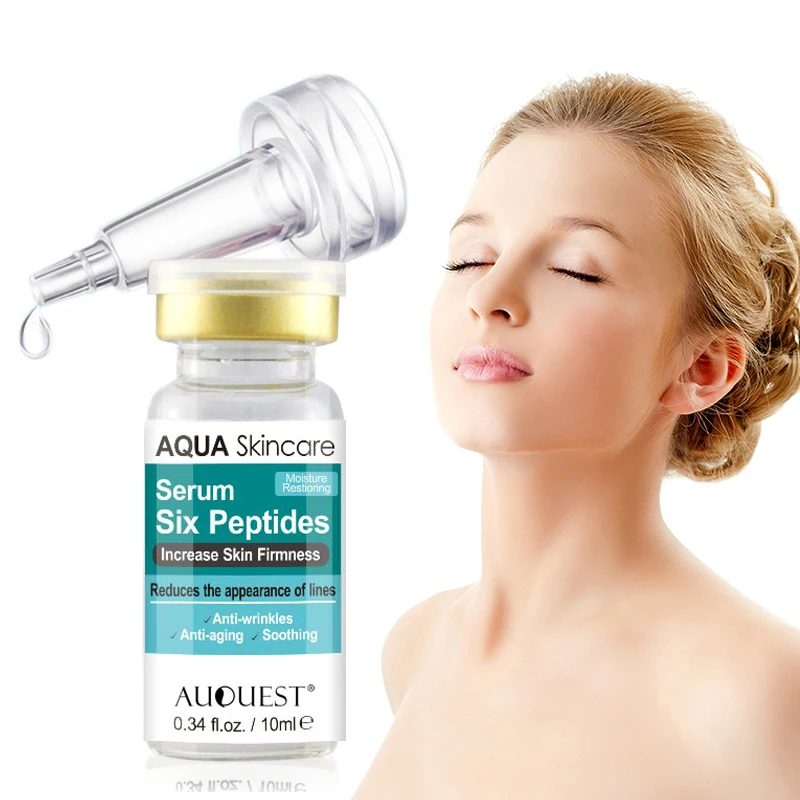 10 мл шесть сыворотка с пептидами жидкий коэнзим Q10 Гиалуроновая кислота и против