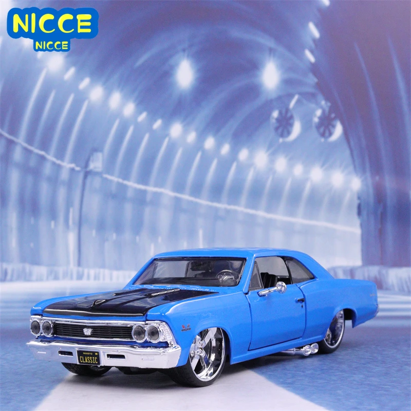 

Maisto 1:24 1966 Chevrolet Chevelle SS 396 модифицированная версия модель автомобиля из сплава Декоративные Коллекционные игрушечные инструменты в подарок B691