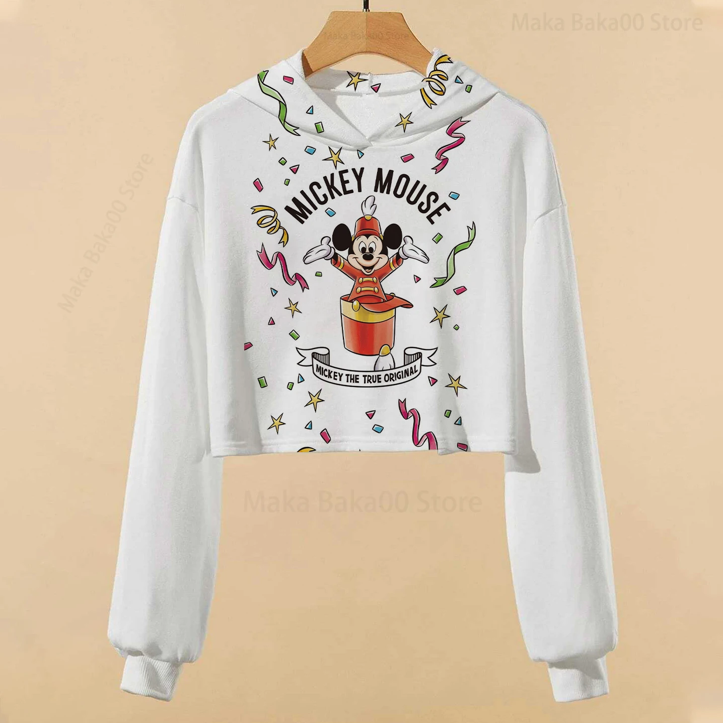 Купи Girls Hooded Sweater Long Sleeve Print Cute Disney Mickey Casual Top Girls Crew Neck Sweater 2020 New Cartoon Sweater за 150 рублей в магазине AliExpress