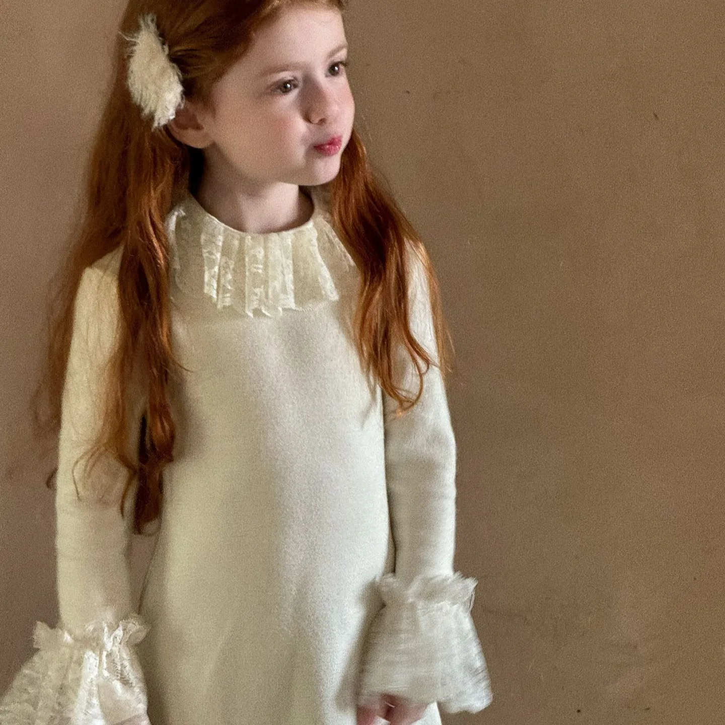 Платье для девочек Новинка Осень-зима 2024 милое детское платье принцессы с