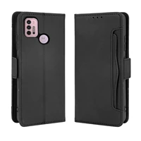 flip cover leather wallet phone case for motorola moto one fusion plus hyper g 5g e5 supra e 2020 edge 20 s pro lite shockproof