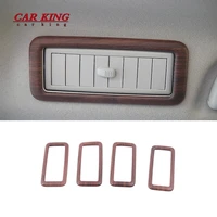 for toyota land cruiser prado 150 car interior styling trim air rear top outlet cover decoration accessories parts 2018 2020