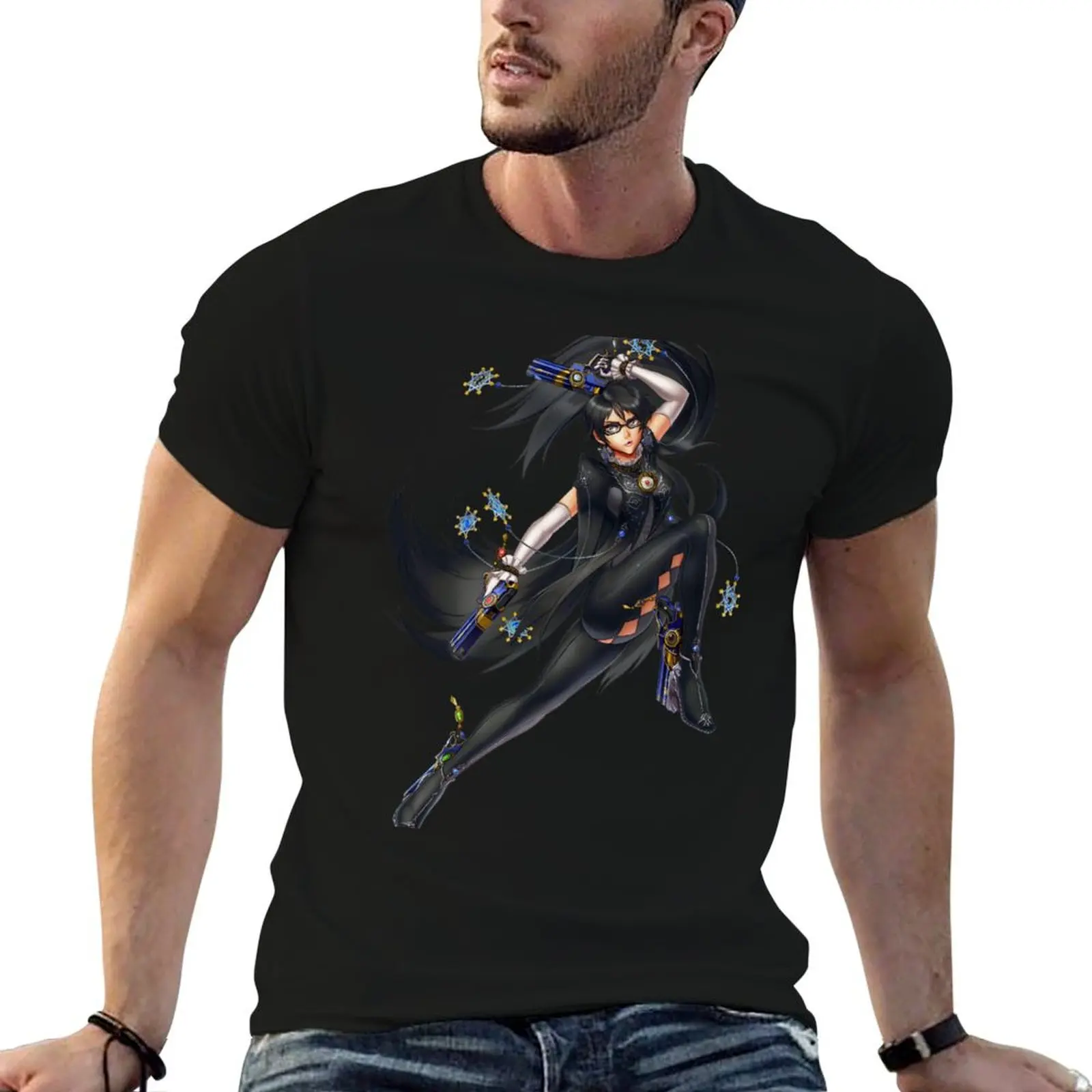 Фото Футболка Bayonetta, дышащая спортивная одежда для мужчин №1