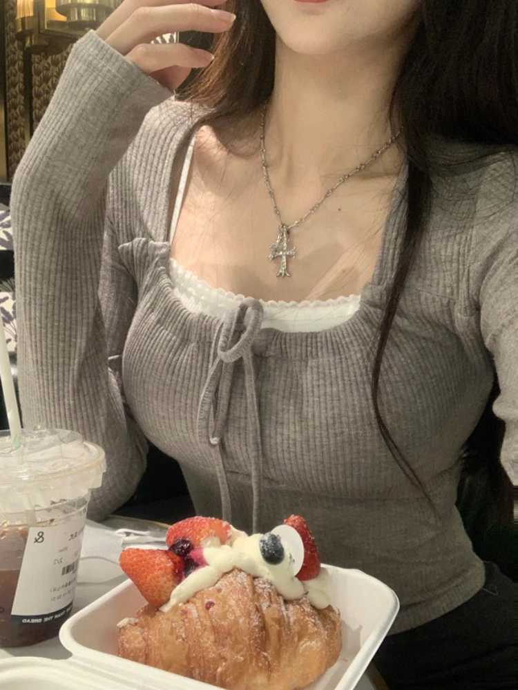 

Женская длинная футболка-футляр с круглым вырезом, с рукавом