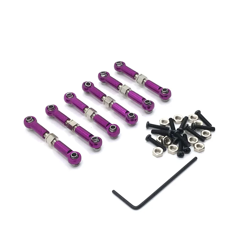 WLtoys 1/18 A949 A959 A969 A979 K929 RC Automotive Metal upgrade accessories, adjustable pull rod modification accessories enlarge