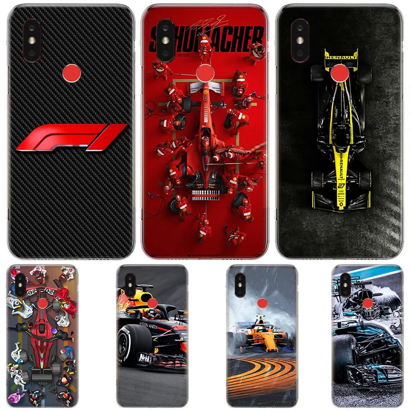 

Formula 1 F1 Soft TPU Phone Case For Xiaomi Poco X3 NFC Cover For Xiaomi X3 Pro GT M3 F3 Back Shell