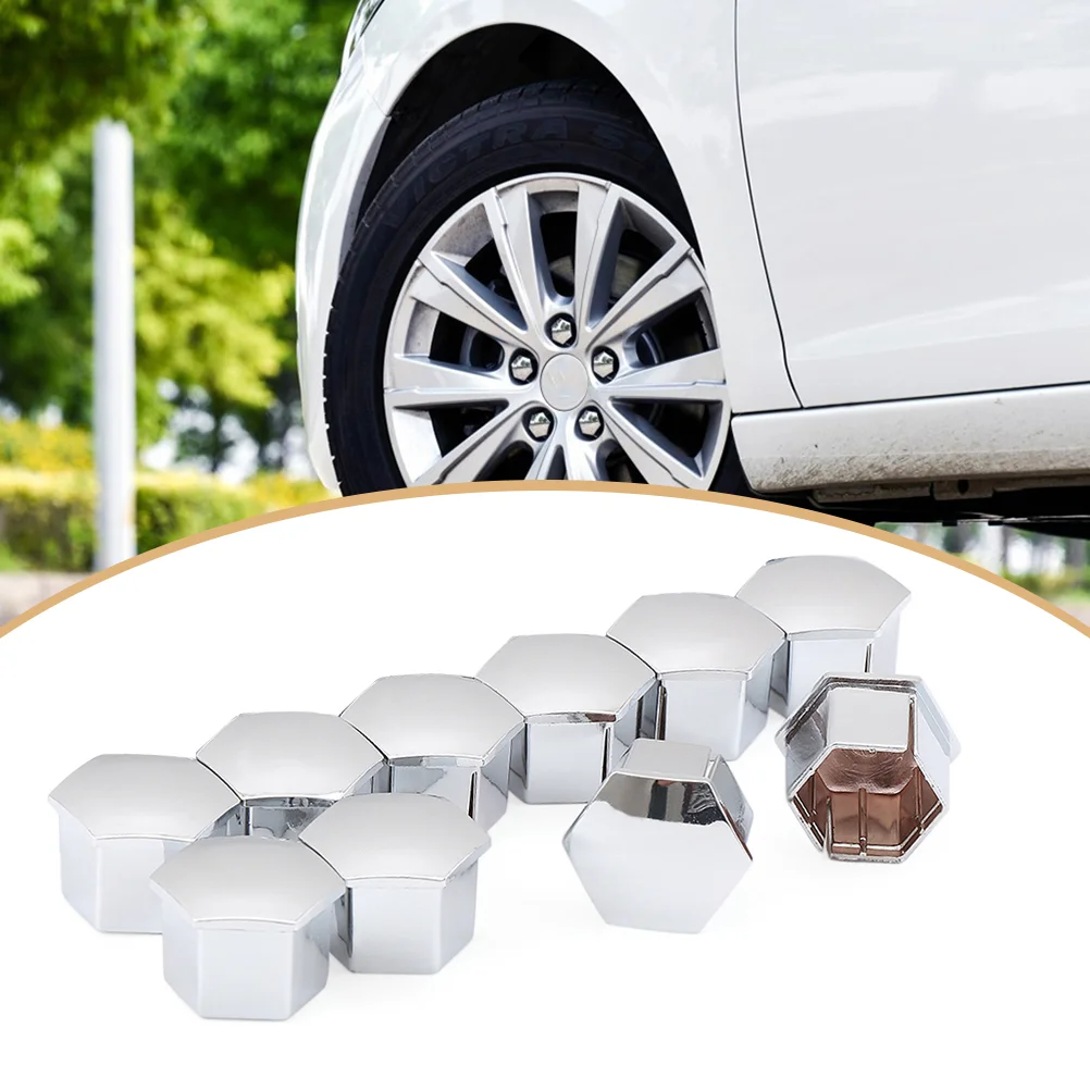 

10 Pcs Lug Nut Covers Wheel Bolts Nuts Automotive Wheels Wheel Nut Covers Nut Protector Wheels Car