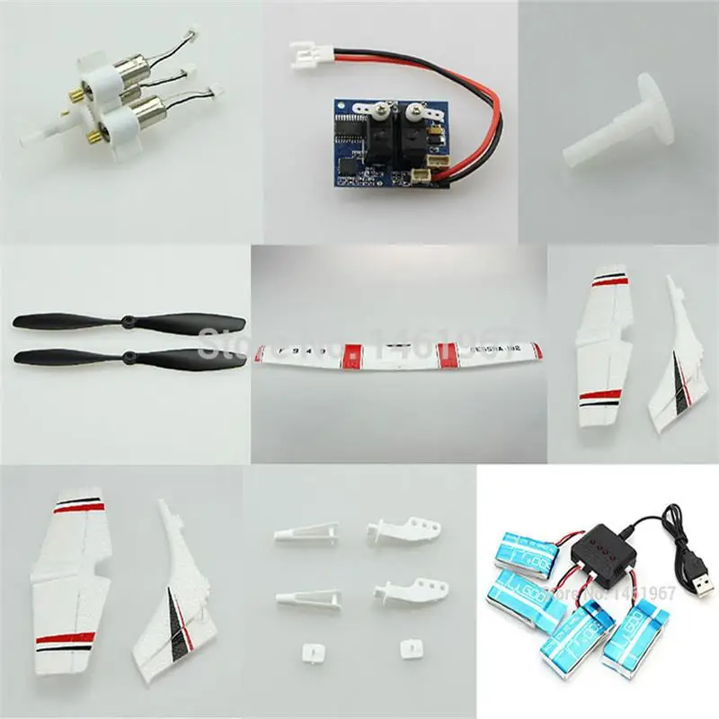 

Wltoys F949 F949S Kit motor / paddle / Battery / Charger / gear etc