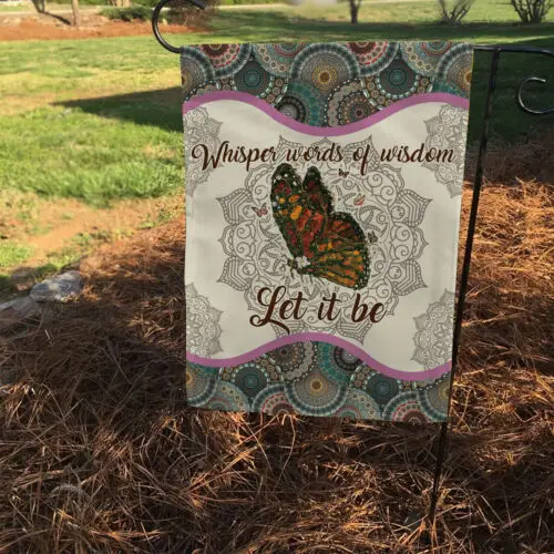 Бабочка Мир Шепот Слова мудрости Нехай это быть флагом флаг-бабочка хиппи