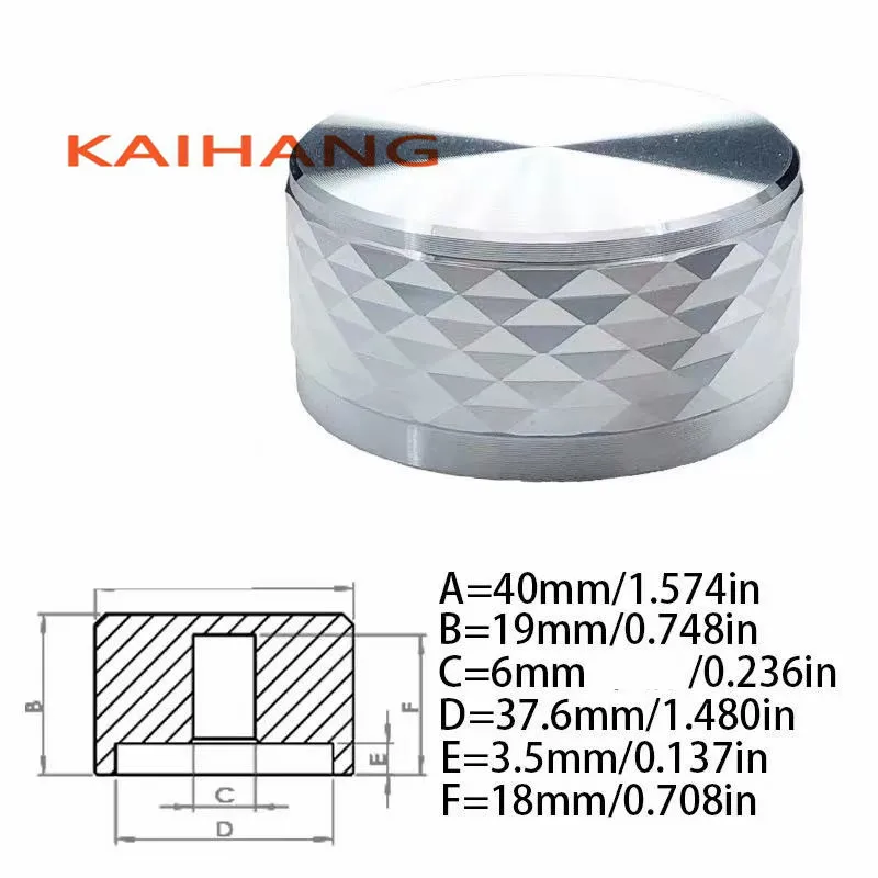 

Ручка потенциометра из алюминиевого сплава 40 мм