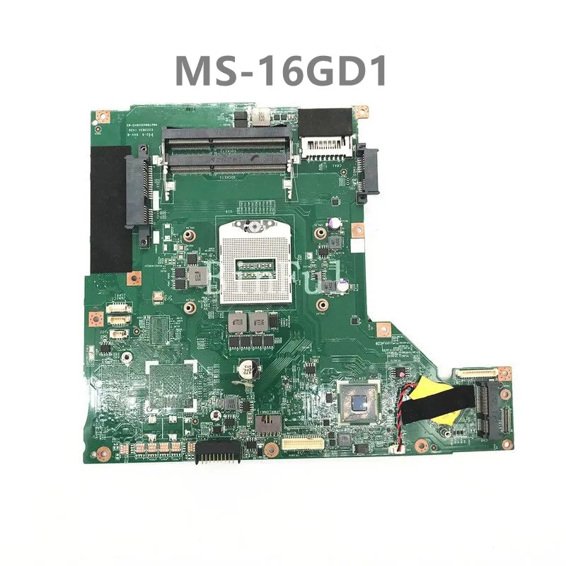 

High Quality FOR MSI CX61 CX60 CR60 Laptop Motherboard S947 MS-16GD1 MS-16GD PGA947 GT740/2GB GPU 100% Fully Tested Working Well