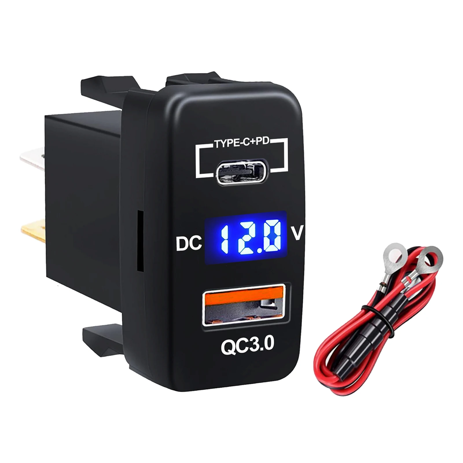 

12 В оранжево-белый светодиодный компрессор вентилятора с двойной кнопкой включения и выключения для Toyota Tundra 4Runner FJ Prado Landcruiser Hilux Fortuner