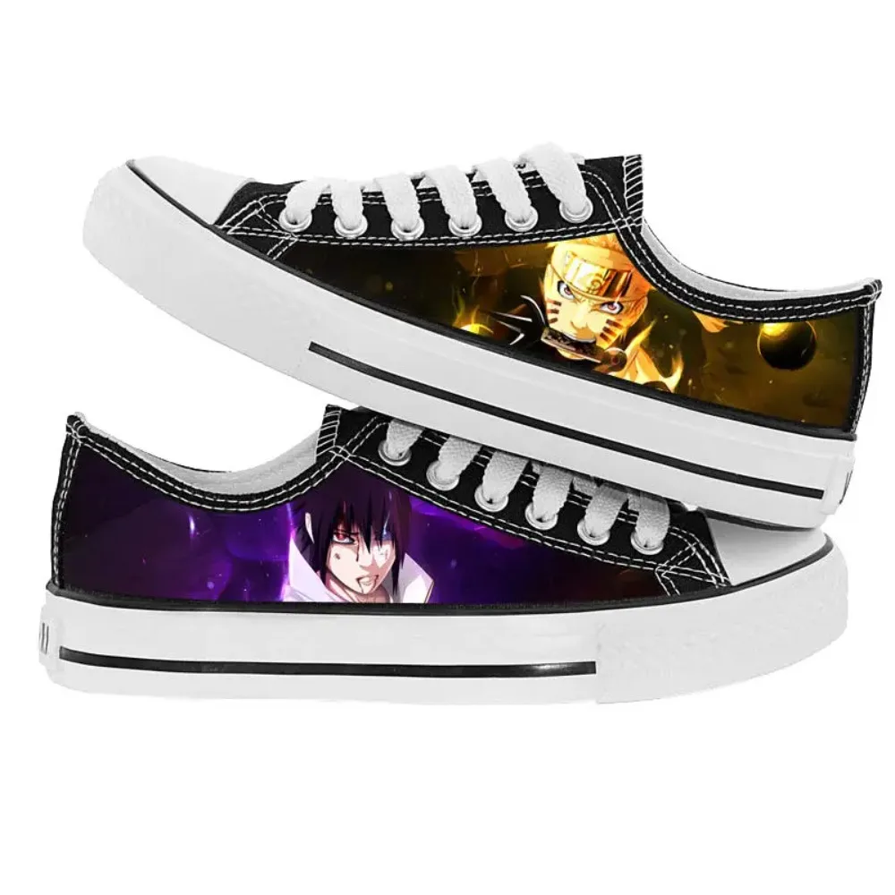 

Anime Ninja Uzumaki Canvas Sneakers Low Top Casual Shoes for Kids Youth