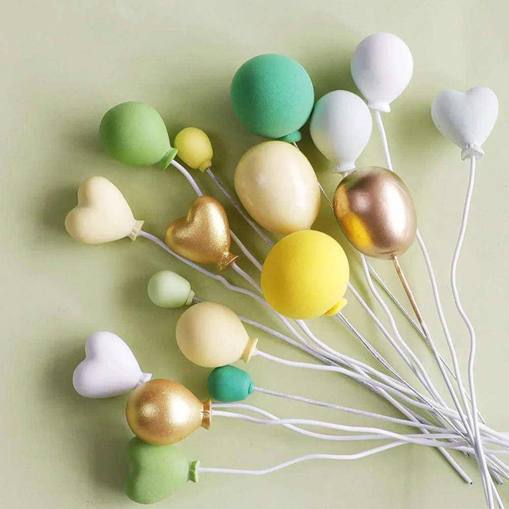 

1 Pc Colorful Silver Balloon Cake Topper For Kid Wedding Birthday Party Decoration Dessert Lovely Gifts