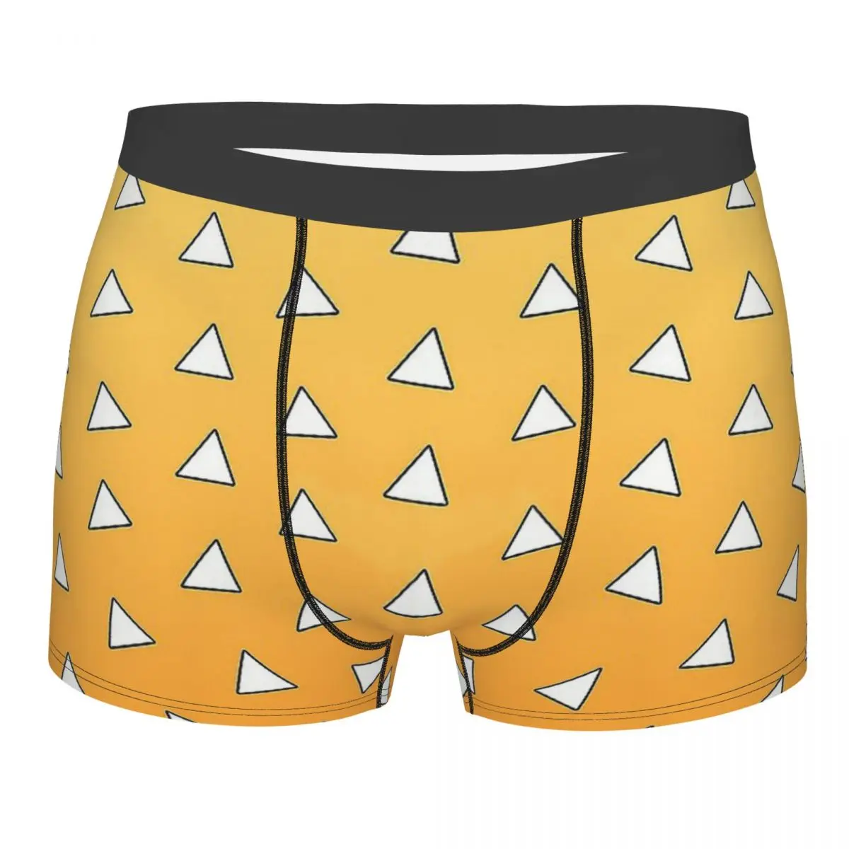 

Demon Slayer Zenitsu Haori Pattern Man's Boxer Briefs Underwear Highly Breathable High Quality Gift Idea