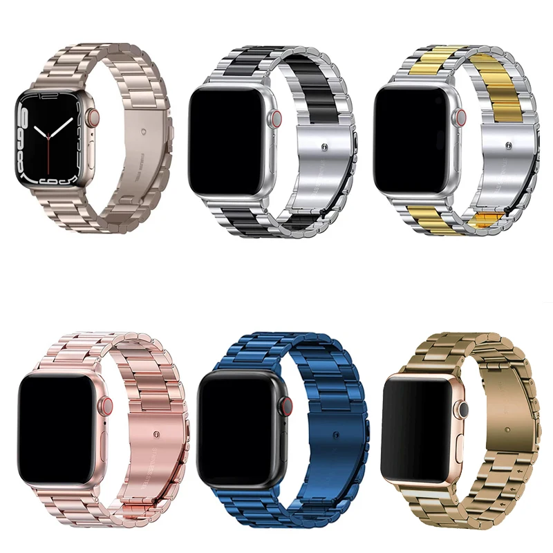 Ремешок из трех бусин для смарт-часов Apple Watch Iwatch3/4/5/6/7/8/se