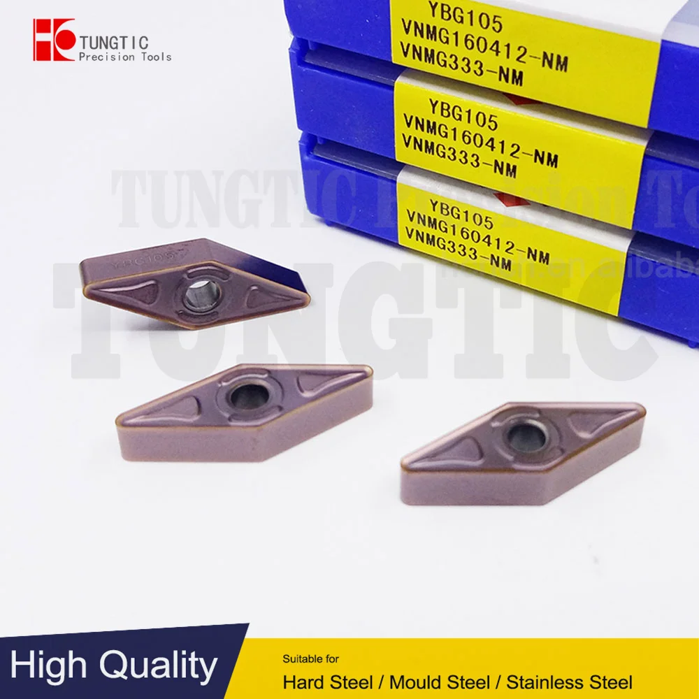 

TUNGTIC VNMG160412-NM VNMG 160412-NM Turning Inserts Carbide Cutter For Cast Iron