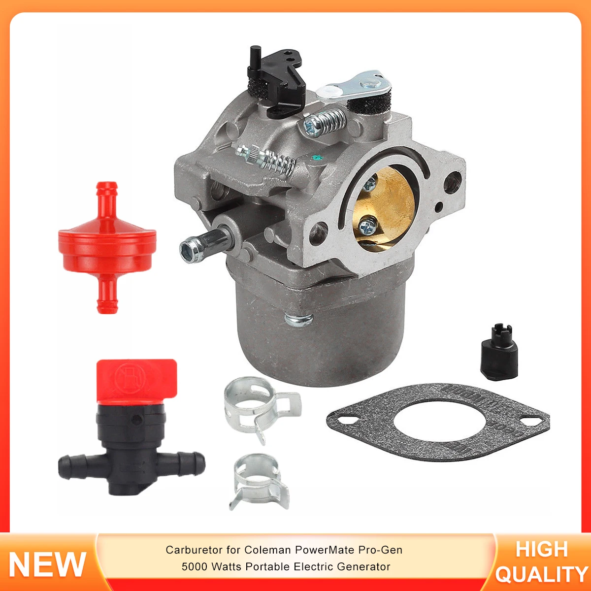 Carburetor for Coleman PowerMate Pro-Gen 5000 Watts Portable